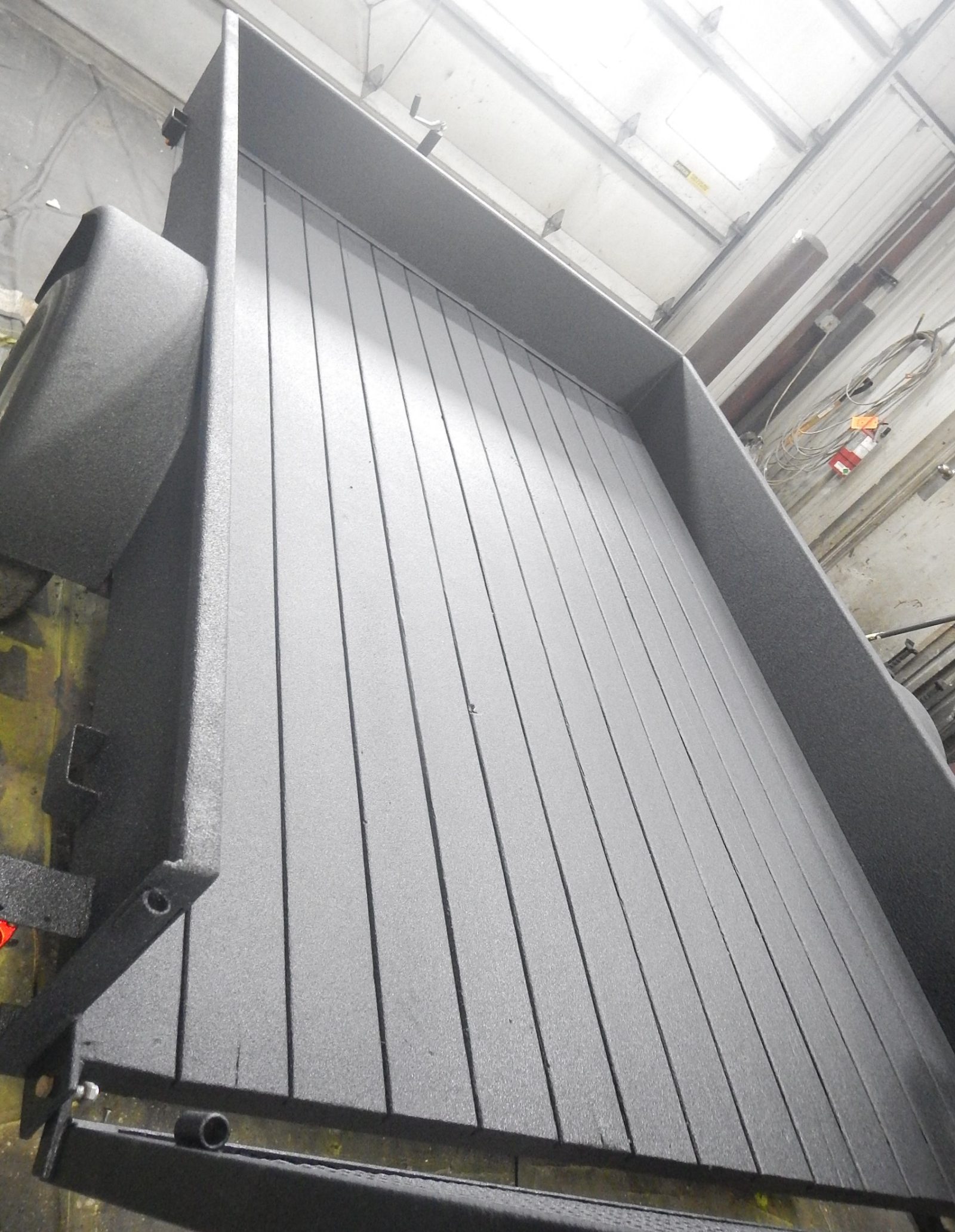 Truck and RV rig with coated roof surfaces